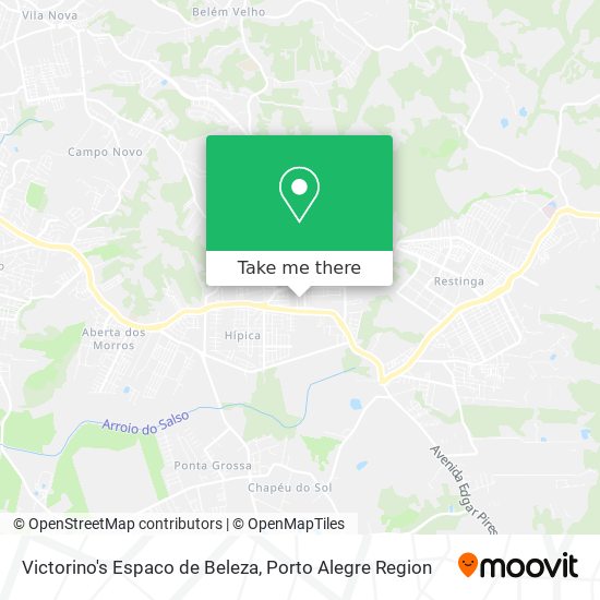 Victorino's Espaco de Beleza map