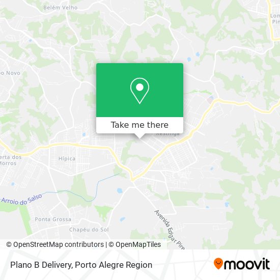 Mapa Plano B Delivery