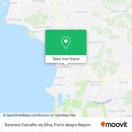 Berenice Carvalho da Silva map