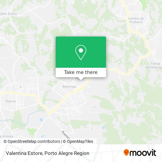 Valentina Estore map