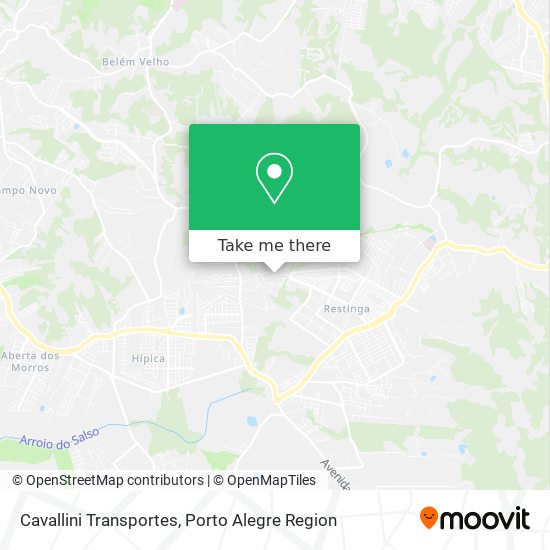 Cavallini Transportes map