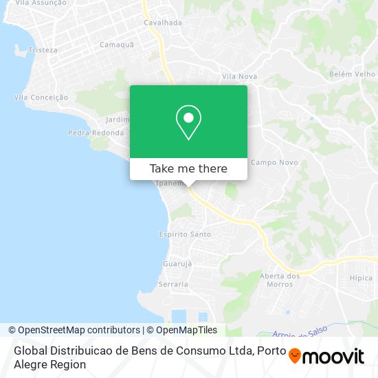 Global Distribuicao de Bens de Consumo Ltda map