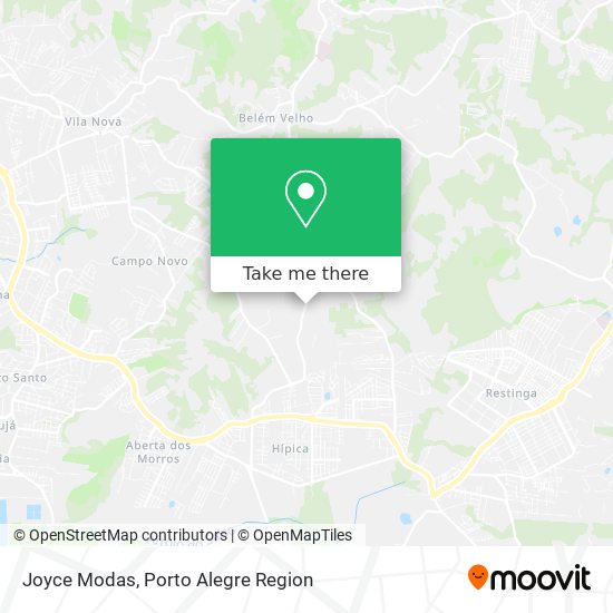 Joyce Modas map