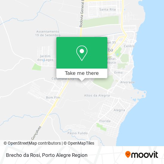 Brecho da Rosi map