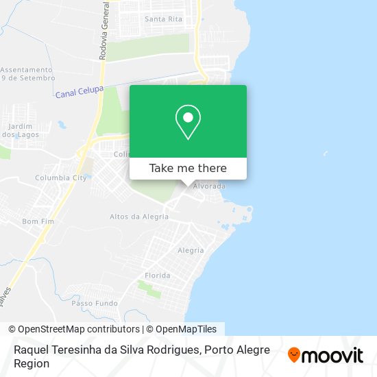Raquel Teresinha da Silva Rodrigues map