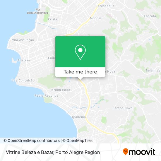 Mapa Vitrine Beleza e Bazar