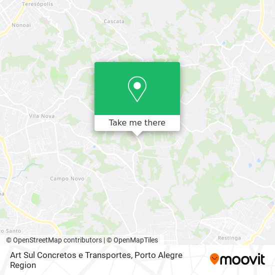 Art Sul Concretos e Transportes map