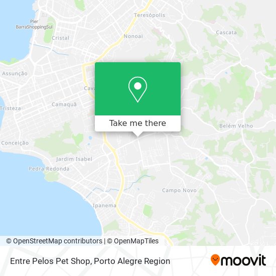 Mapa Entre Pelos Pet Shop