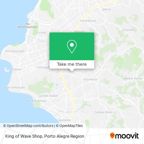 Mapa King of Wave Shop