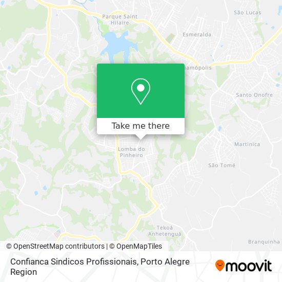 Confianca Sindicos Profissionais map