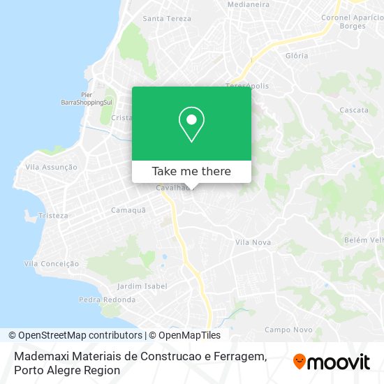 Mademaxi Materiais de Construcao e Ferragem map