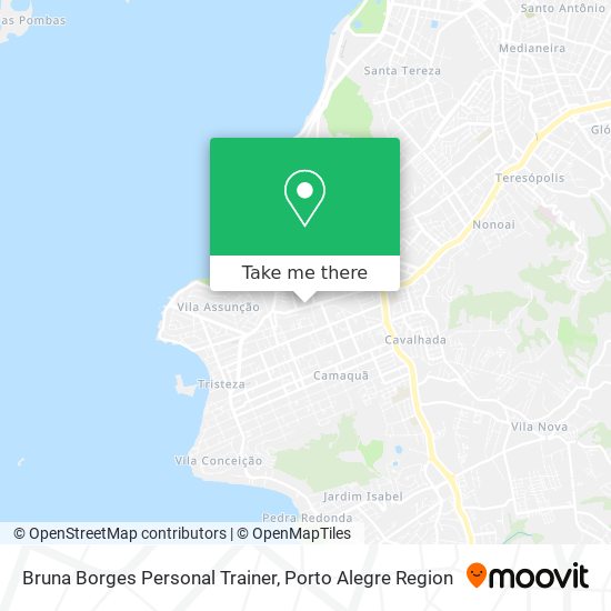 Mapa Bruna Borges Personal Trainer