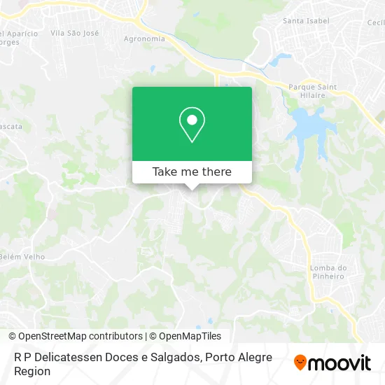 R P Delicatessen Doces e Salgados map