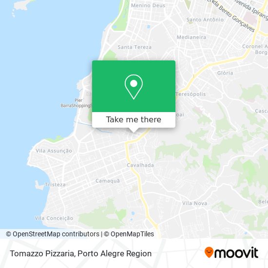 Mapa Tomazzo Pizzaria