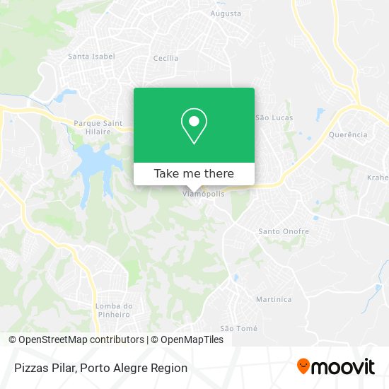 Pizzas Pilar map