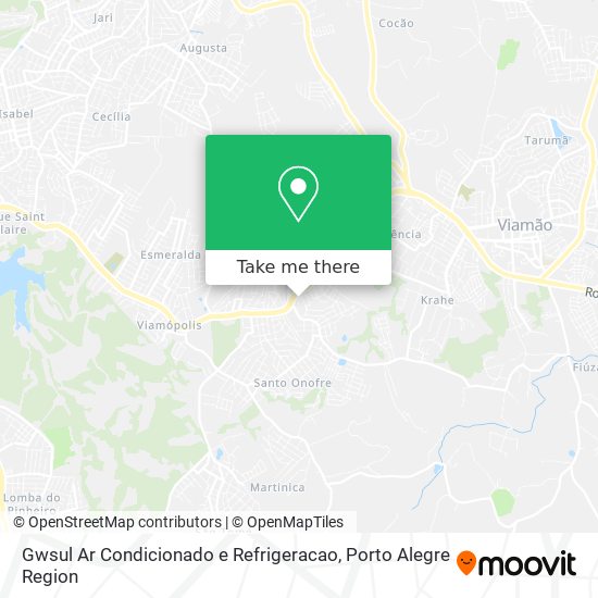 Mapa Gwsul Ar Condicionado e Refrigeracao