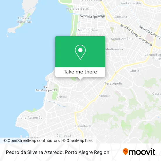Pedro da Silveira Azeredo map