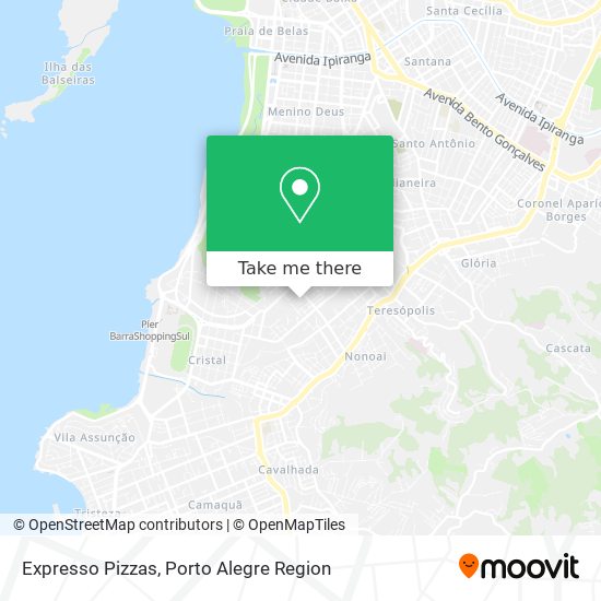 Expresso Pizzas map
