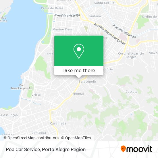 Mapa Poa Car Service