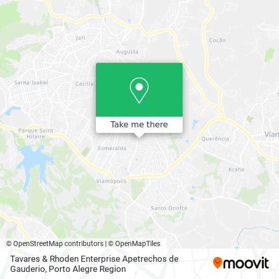 Tavares & Rhoden Enterprise Apetrechos de Gauderio map