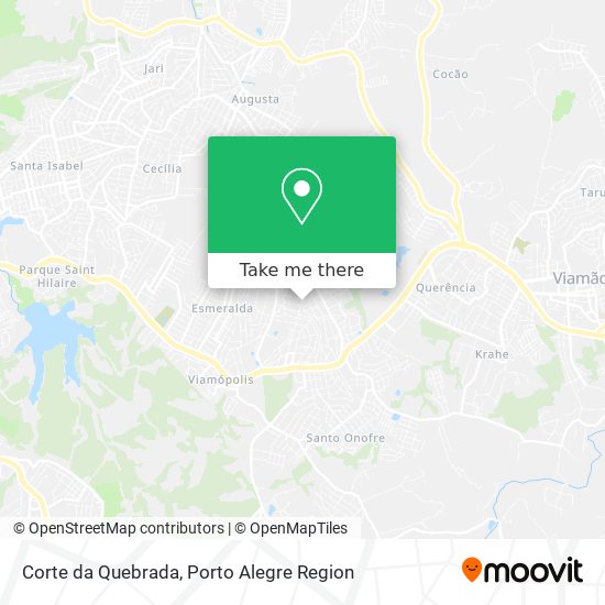 Corte da Quebrada map