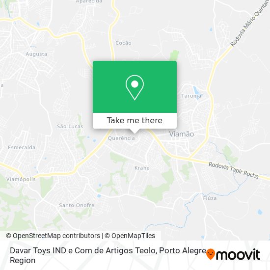 Mapa Davar Toys IND e Com de Artigos Teolo