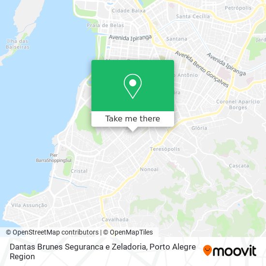 Mapa Dantas Brunes Seguranca e Zeladoria