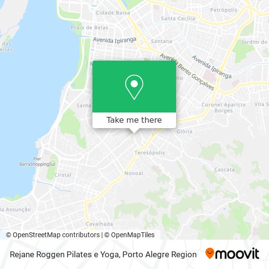 Rejane Roggen Pilates e Yoga map