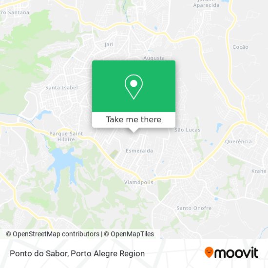 Ponto do Sabor map