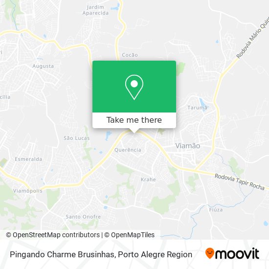 Mapa Pingando Charme Brusinhas