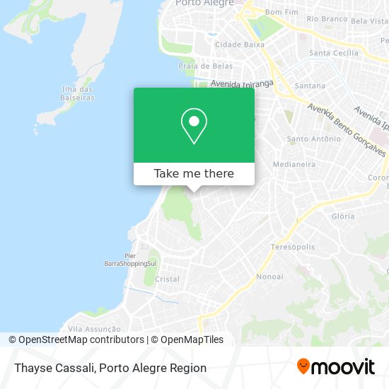 Thayse Cassali map
