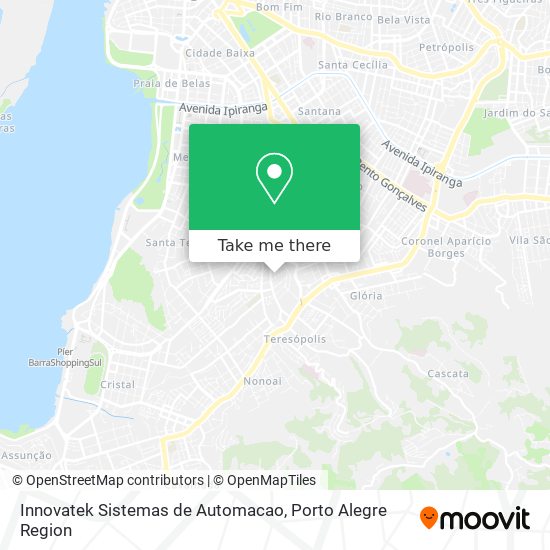 Innovatek Sistemas de Automacao map