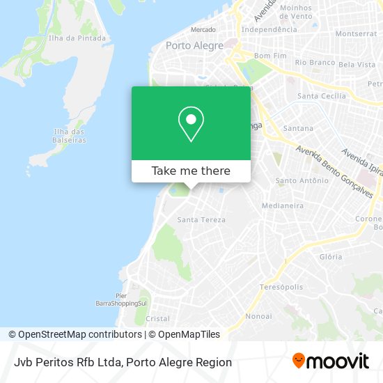 Jvb Peritos Rfb Ltda map