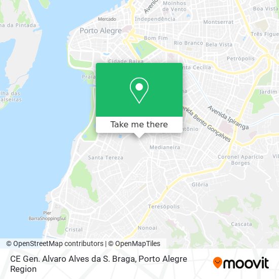 CE Gen. Alvaro Alves da S. Braga map