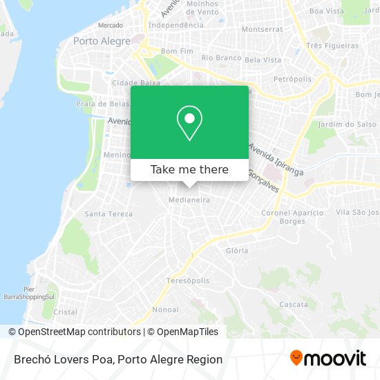 Brechó Lovers Poa map