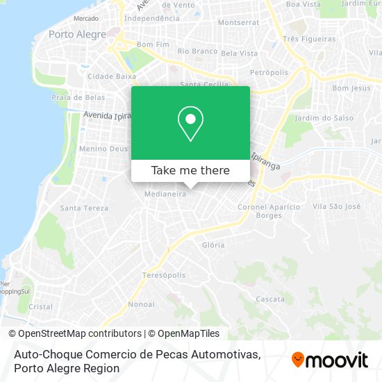 Auto-Choque Comercio de Pecas Automotivas map