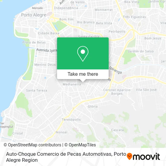 Auto-Choque Comercio de Pecas Automotivas map