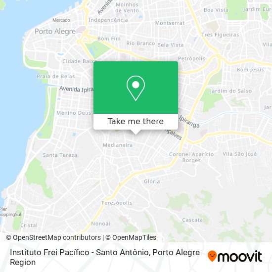 Instituto Frei Pacífico - Santo Antônio map