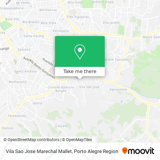 Vila Sao Jose Marechal Mallet map