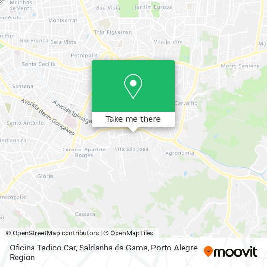Oficina Tadico Car, Saldanha da Gama map