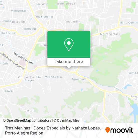 Três Meninas - Doces Especiais by Nathaxe Lopes map