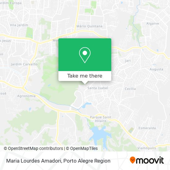 Maria Lourdes Amadori map