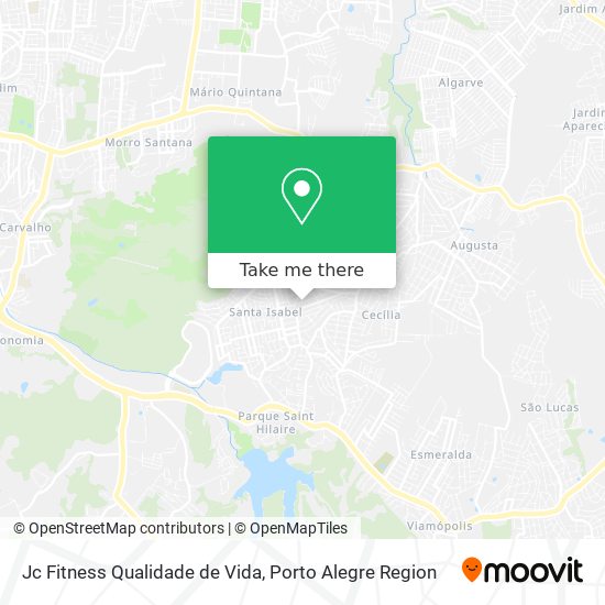 Jc Fitness Qualidade de Vida map