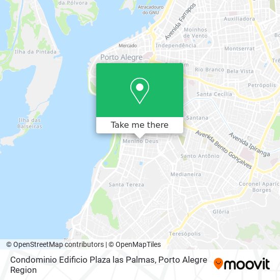 Mapa Condominio Edificio Plaza las Palmas