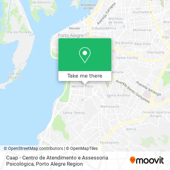 Caap - Centro de Atendimento e Assessoria Psicológica map