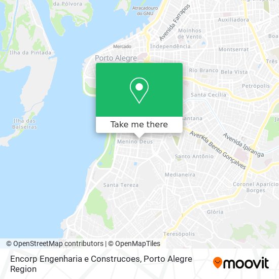 Mapa Encorp Engenharia e Construcoes