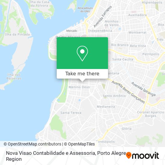 Mapa Nova Visao Contabilidade e Assessoria