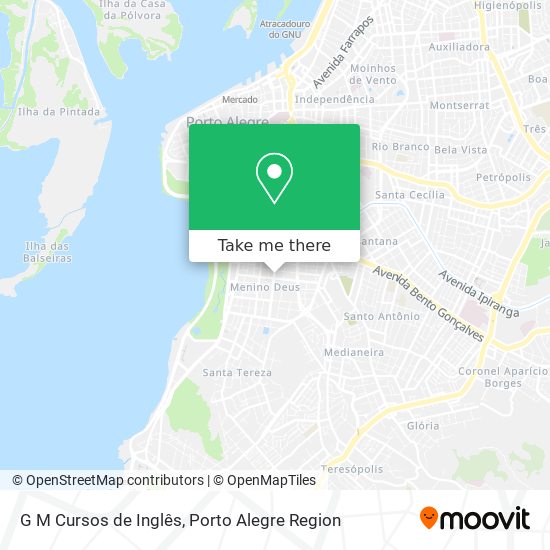 Mapa G M Cursos de Inglês