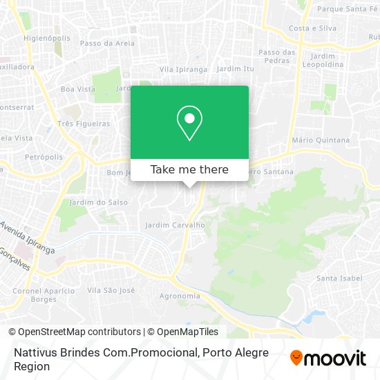 Mapa Nattivus Brindes Com.Promocional