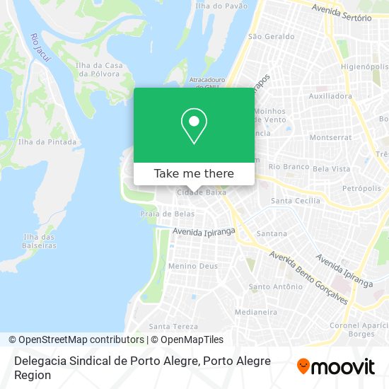 Delegacia Sindical de Porto Alegre map
